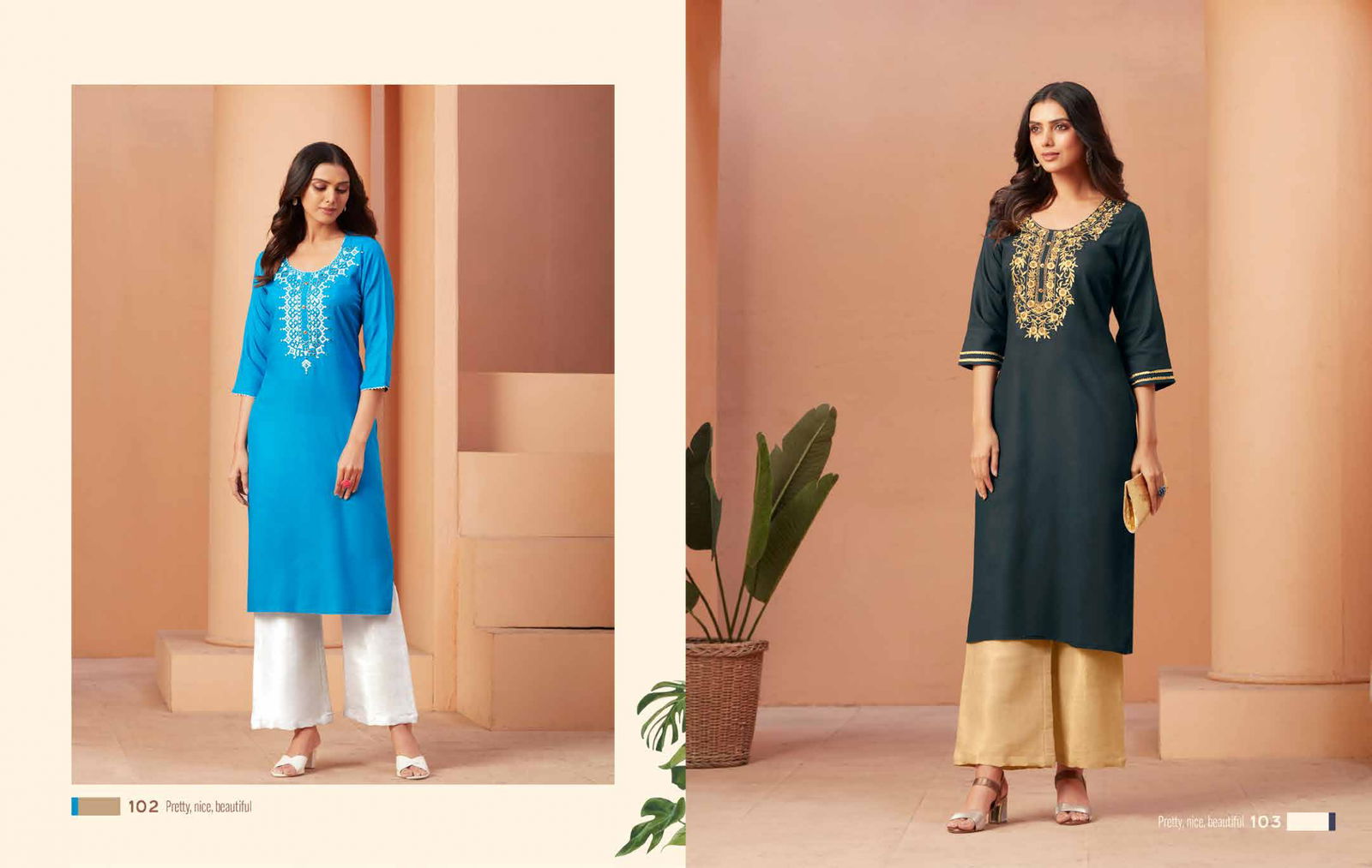 Dark Desire 101 - 109 Designer Kurtis Catalog